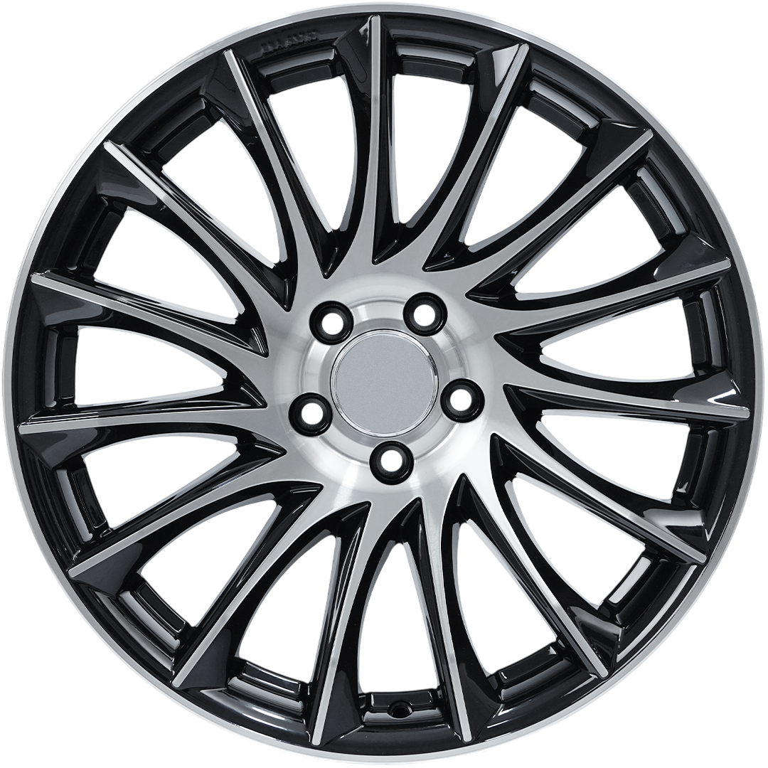 8.0X19" PCD5X112 AGT Wheels 10003 ET35 Black Diamond 66.6 mm