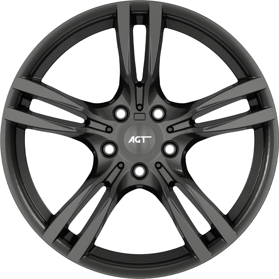 8.0X19" PCD5X120 AGT Wheels 19187 ET35 Titan 72.6 mm
