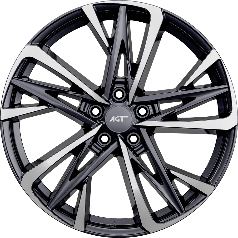 8.0X20" PCD 5X114 AGT Wheels 210 ET30 60.10 mm Matt Gun