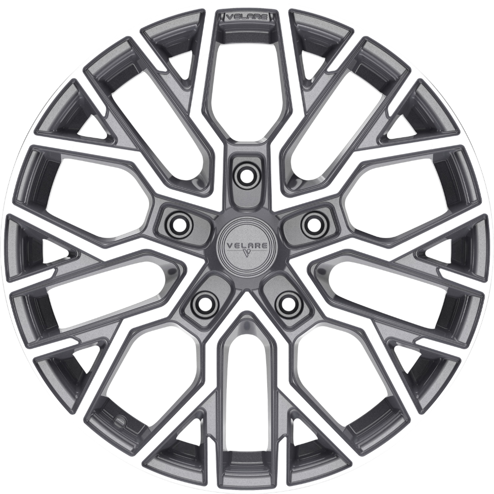 8.0X20" PCD 5X120 AGT Wheels 20118  ET45 65.10 mm Corris Grey Diamond