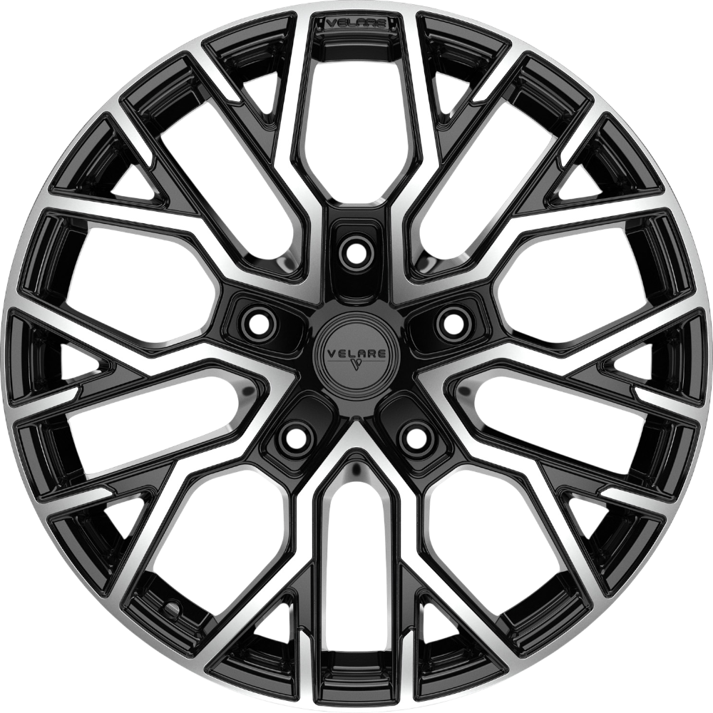 8.0X20" PCD 5X160 Velare 20118 ET50 65.10 mm Santorini Black Diamond