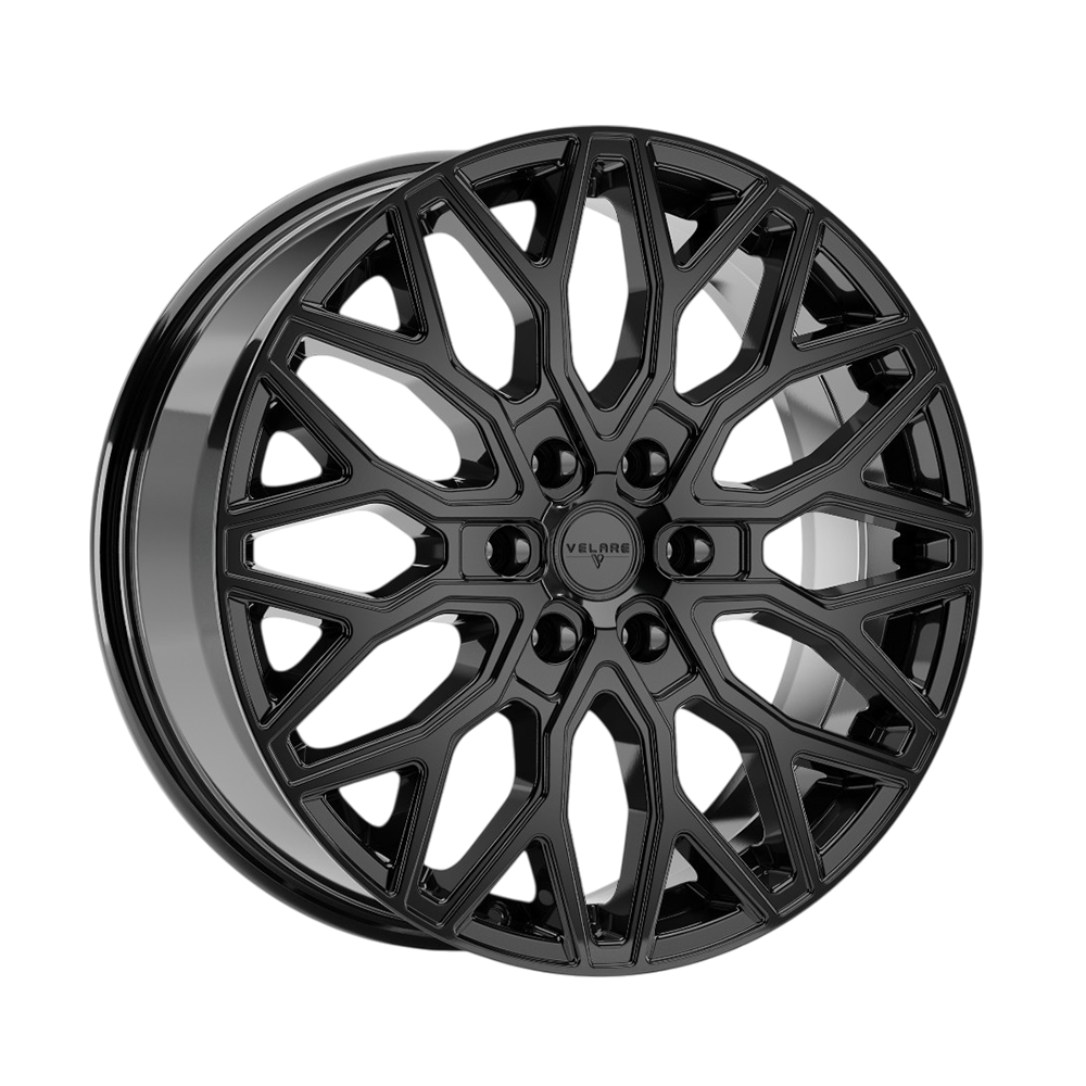8.0X20" PCD 6X120 Velare 20246 ET45 74.60 mm Santorini Black Diamond