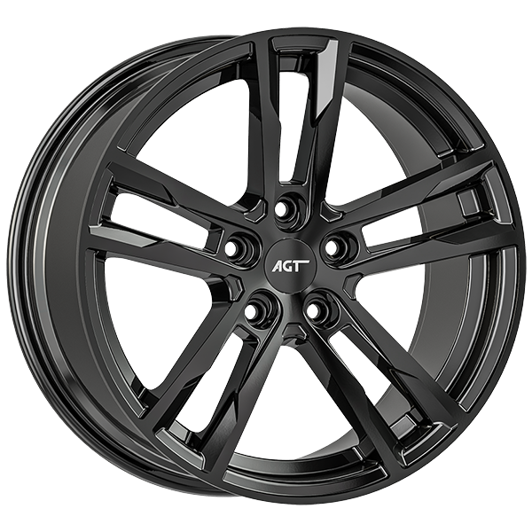8.5X18" PCD 5X112 AGT Wheels 18094  ET42 72.60 mm Gloss Black