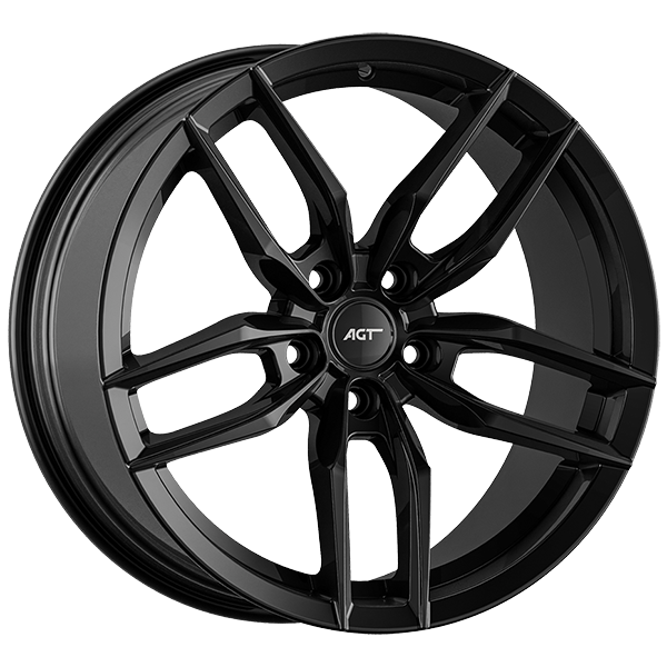 8.5X18" PCD 5X112 AGT Wheels 18126-2 ET37 73.10 mm Gloss Black