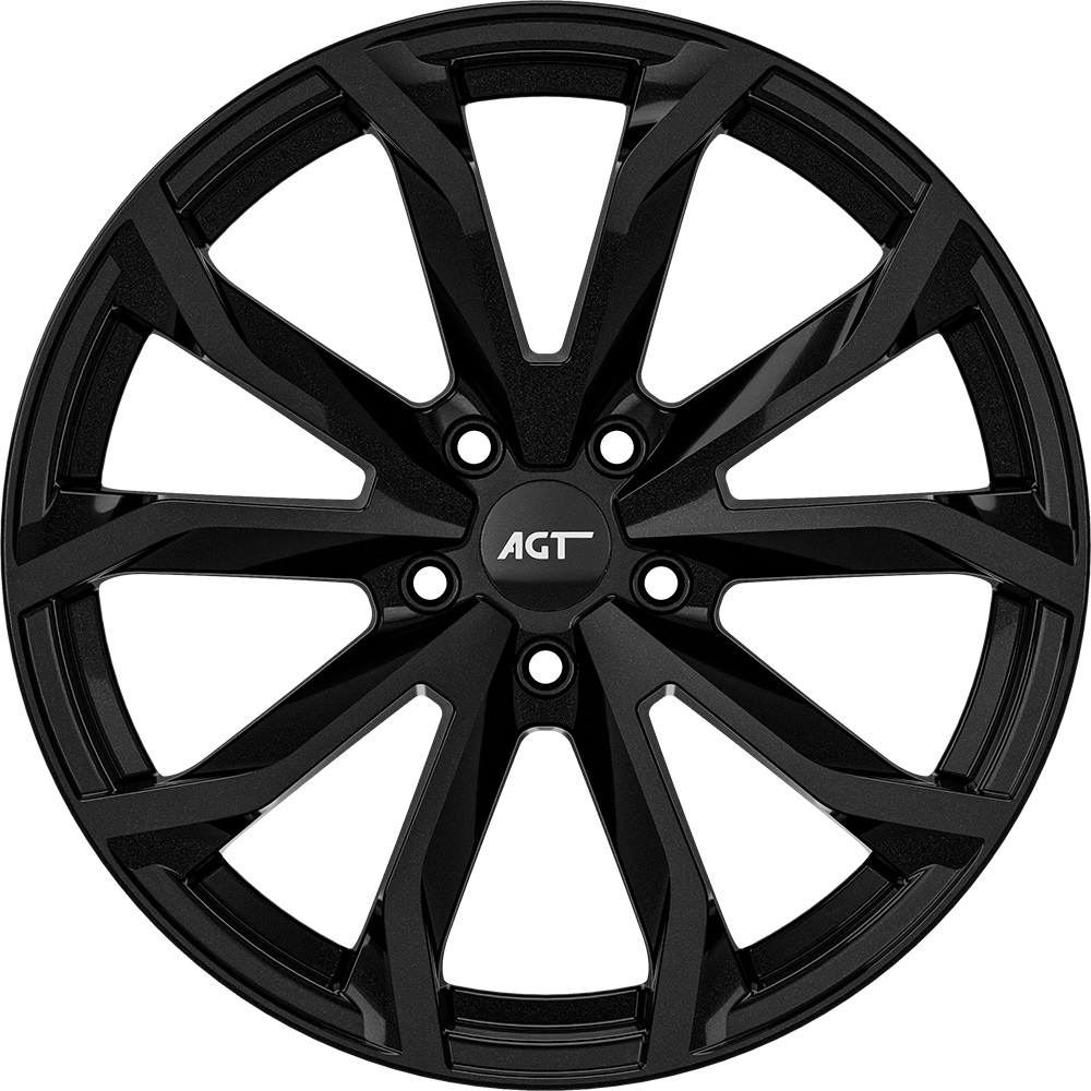 8.5X18" PCD 5X160 AGT Wheels 834-1  ET50 65.10 mm Santorini Black