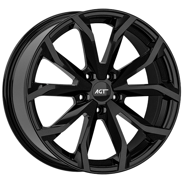 8.5X18" PCD 5X160 AGT Wheels 834-1  ET50 65.10 mm Santorini Black