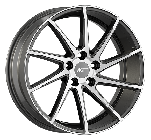 8.5X18" PCD5X108 AGT Wheels 821 ET72.6 TD 72.6 mm