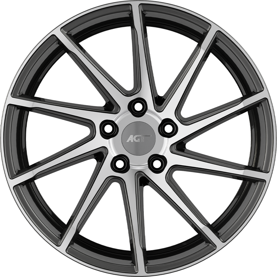 8.5X18" PCD5X120 AGT Wheels 821 ET72.6 TD 72.6 mm