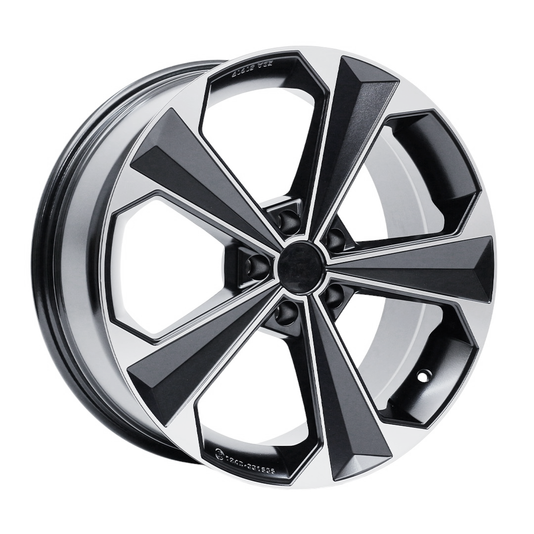 8.5X19" PCD 5X108 AGT Wheels 19062 Bavyera ET38 Black Diamond 72.60 mm