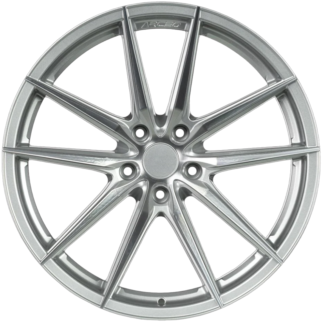 8.5X19" PCD 5X108 Arceo Wheels 19190 ET33 73.10 mm Silver Diamond