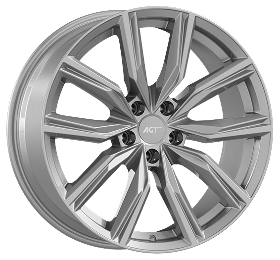 8.5X19" PCD 5X112 AGT Wheels 19134  ET38 67.10 mm Full Silver
