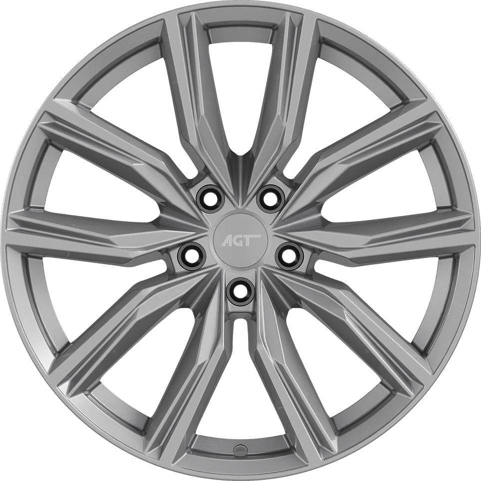 8.5X19" PCD 5X112 AGT Wheels 19134  ET38 67.10 mm Full Silver