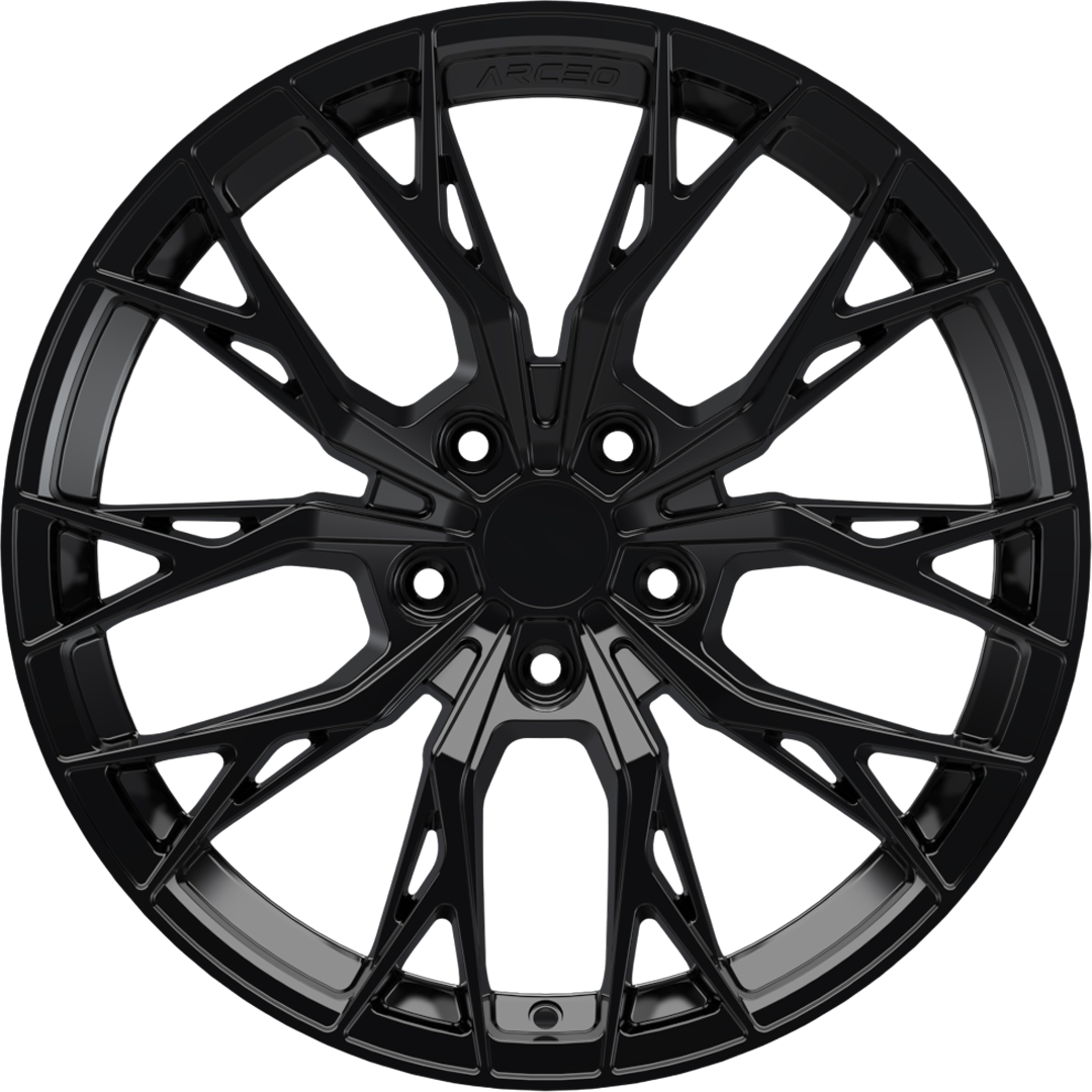 8.5X19" PCD 5X112 AGT Wheels 19239-1 ET35 73.10 mm Gloss Black