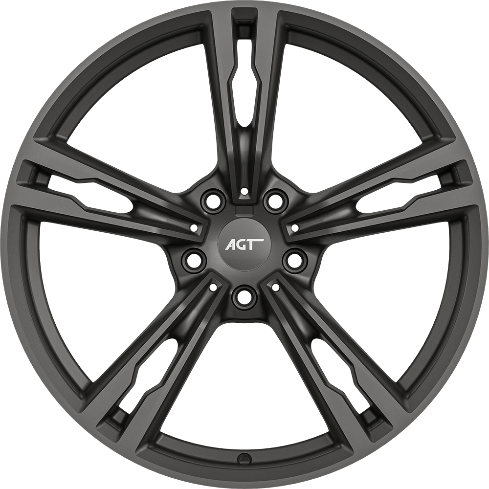 8.5X19" PCD 5X112 AGT Wheels 19265-1 ET33 72.60 mm Matt Titan