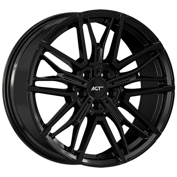 8.5X19" PCD 5X112 AGT Wheels 19272-1 ET30 72.60 mm Gloss Black