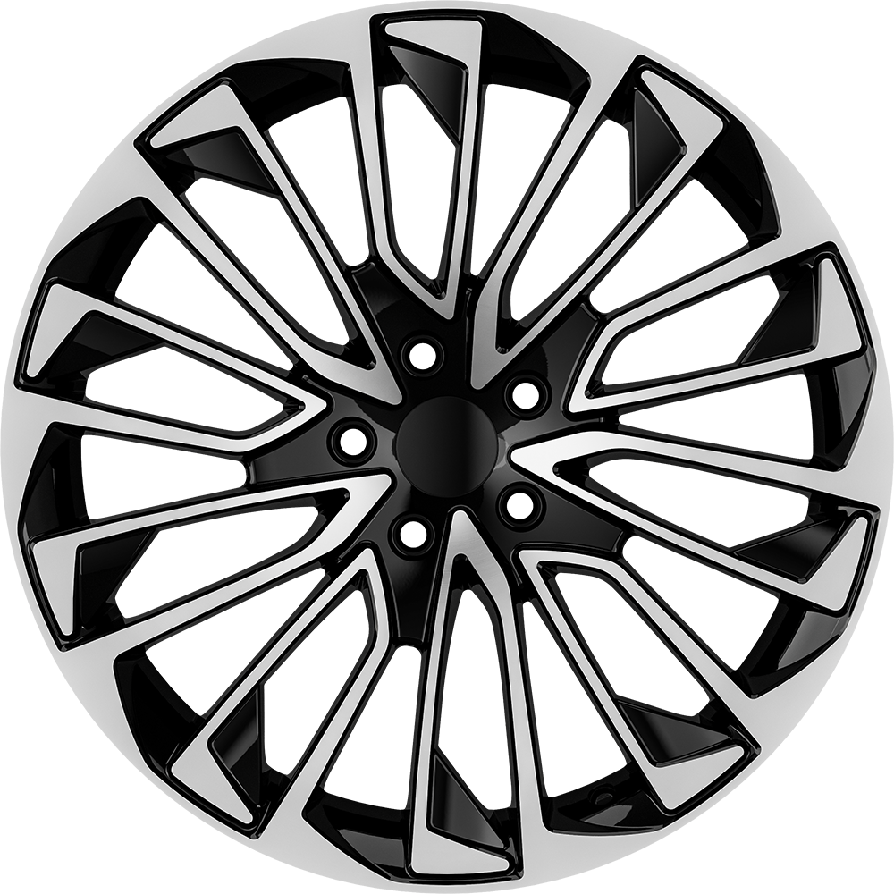 8.5X19" PCD 5X112 AGT Wheels 19277 ET35 66.50 mm Gloss Black Diamond