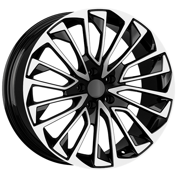 8.5X19" PCD 5X112 AGT Wheels 19277 ET35 66.50 mm Gloss Black Diamond