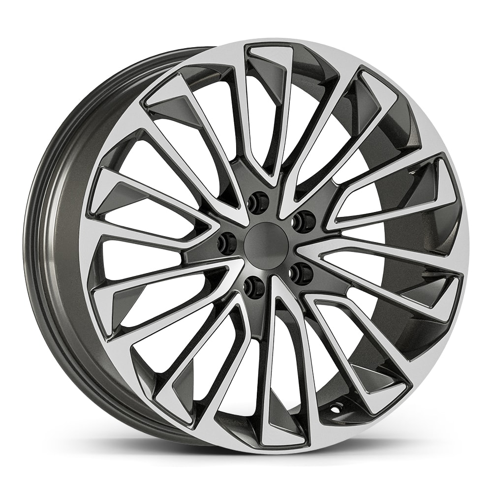 8.5X19" PCD 5X112 AGT Wheels 19277 ET40 66.50 mm Titan Diamond