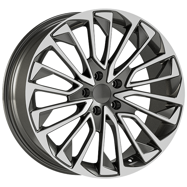 8.5X19" PCD 5X112 AGT Wheels 19277 ET40 66.50 mm Titan Diamond