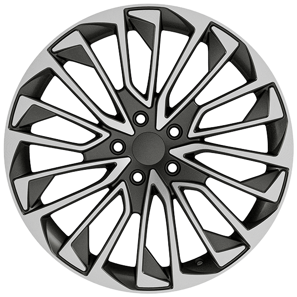 8.5X19" PCD 5X112 AGT Wheels 19277 ET40 Matt Titan Diamond 66.50 mm