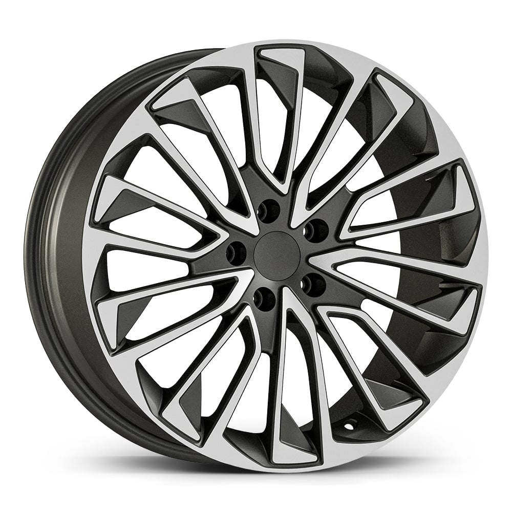 8.5X19" PCD 5X112 AGT Wheels 19277 ET40 Matt Titan Diamond 66.50 mm