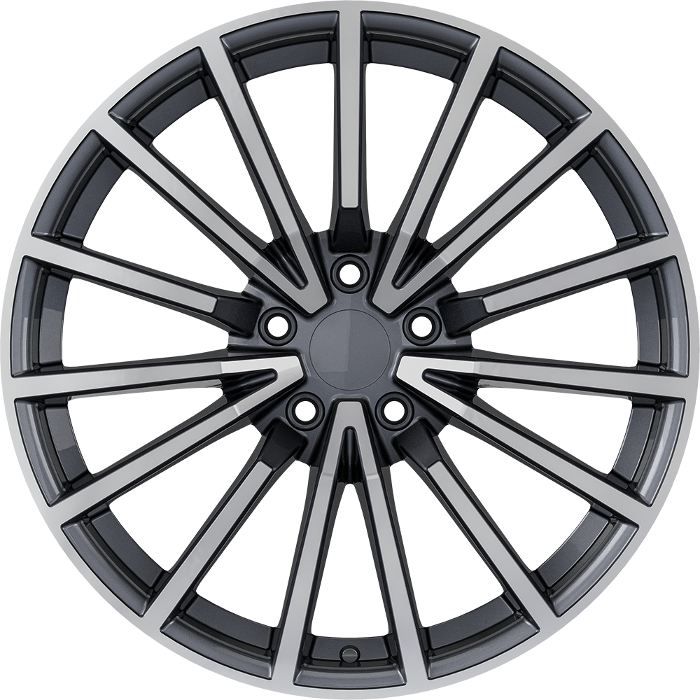 8.5X19" PCD 5X112 AGT Wheels 19288 66.50 mm Gun Metal Diamond