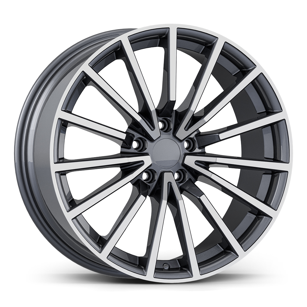 8.5X19" PCD 5X112 AGT Wheels 19288 66.50 mm Gun Metal Diamond