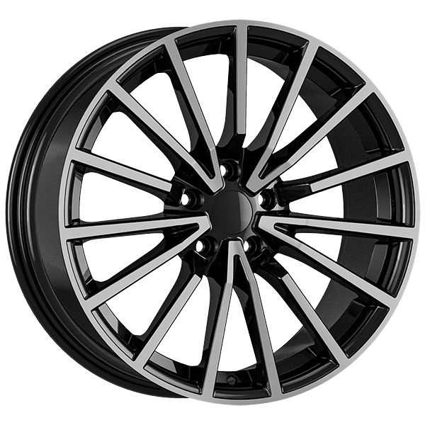 8.5X19" PCD 5X112 AGT Wheels 19288 66.50 mm Matt Black Diamond