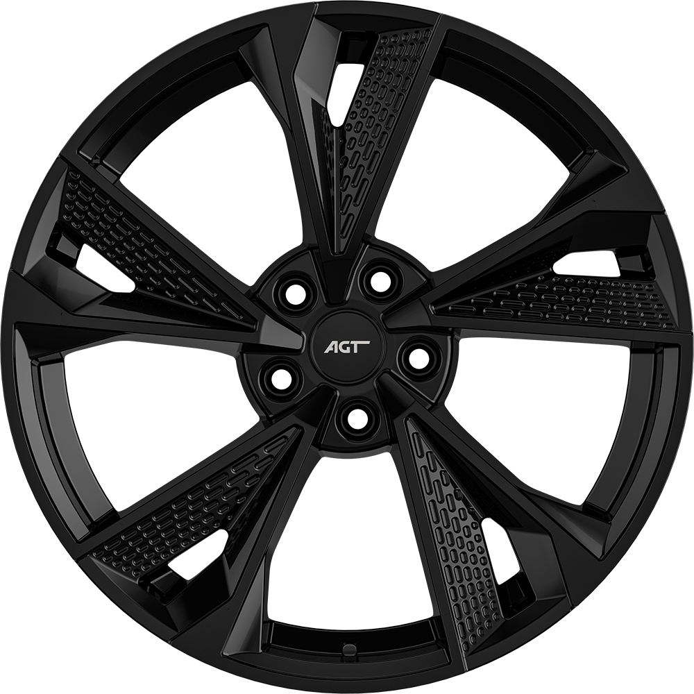 8.5X19" PCD 5X112 AGT Wheels 19301 ET40 66.50 mm Gloss Black