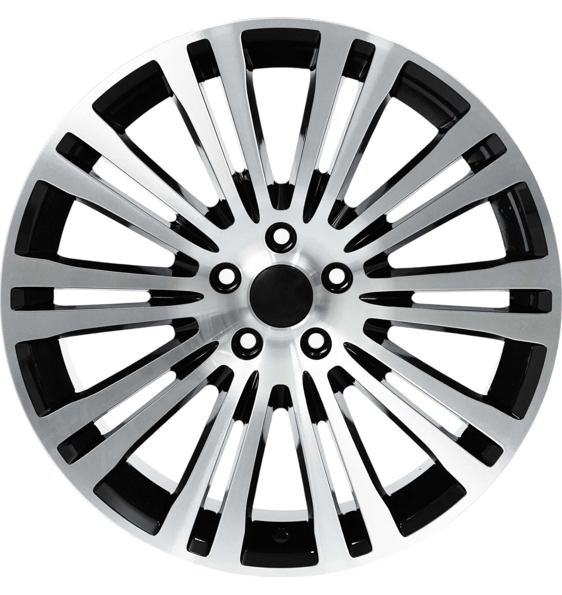 8.5X19" PCD 5X112 AGT Wheels 973 Lord ET35 66.6 mm Black Diamond