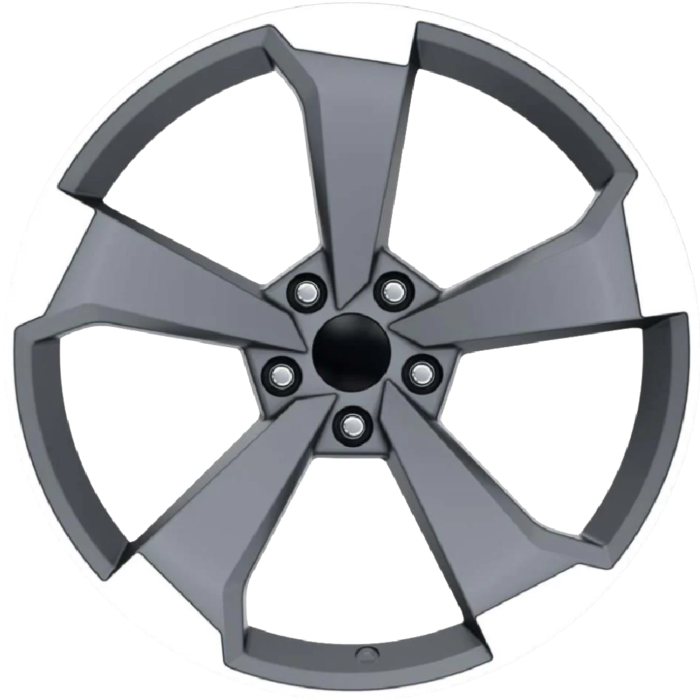 8.5X19" PCD 5X112 AGT Wheels 980  ET20 66.6 mm Matt Gun Metal Diamond