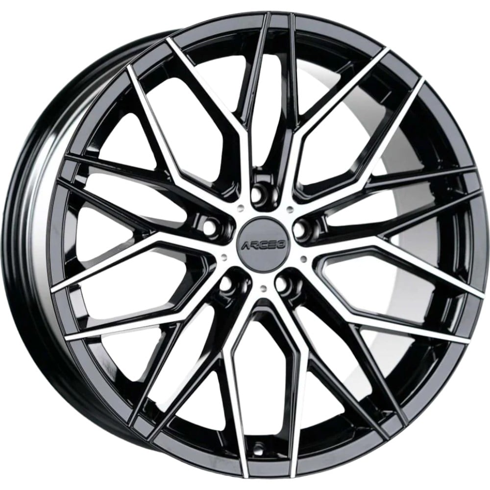 8.5X19" PCD 5X112 Arceo Wheels ARC-19141-57 ET40 BLACK DIAMOND 73.1 mm