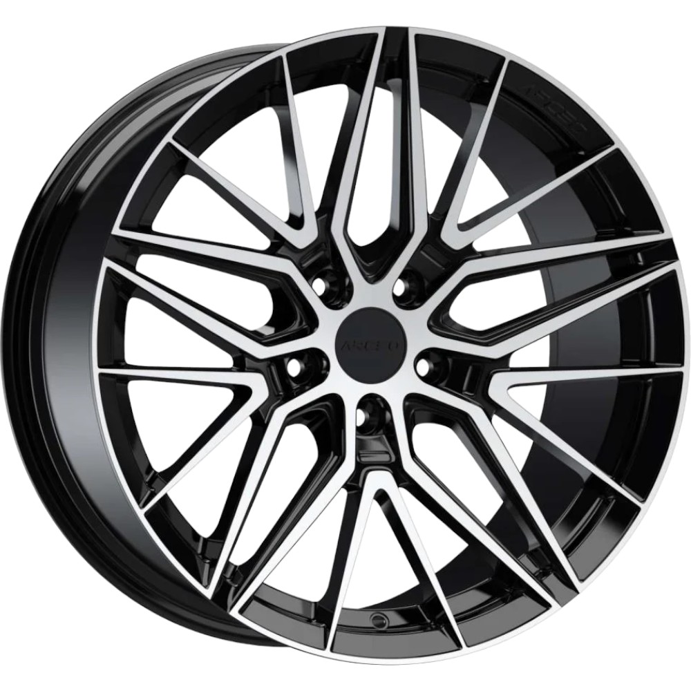 8.5X19" PCD 5X112 Arceo Wheels ARC-19193-03 ET35 BLACK DIAMOND SEVILLA 73.1 mm