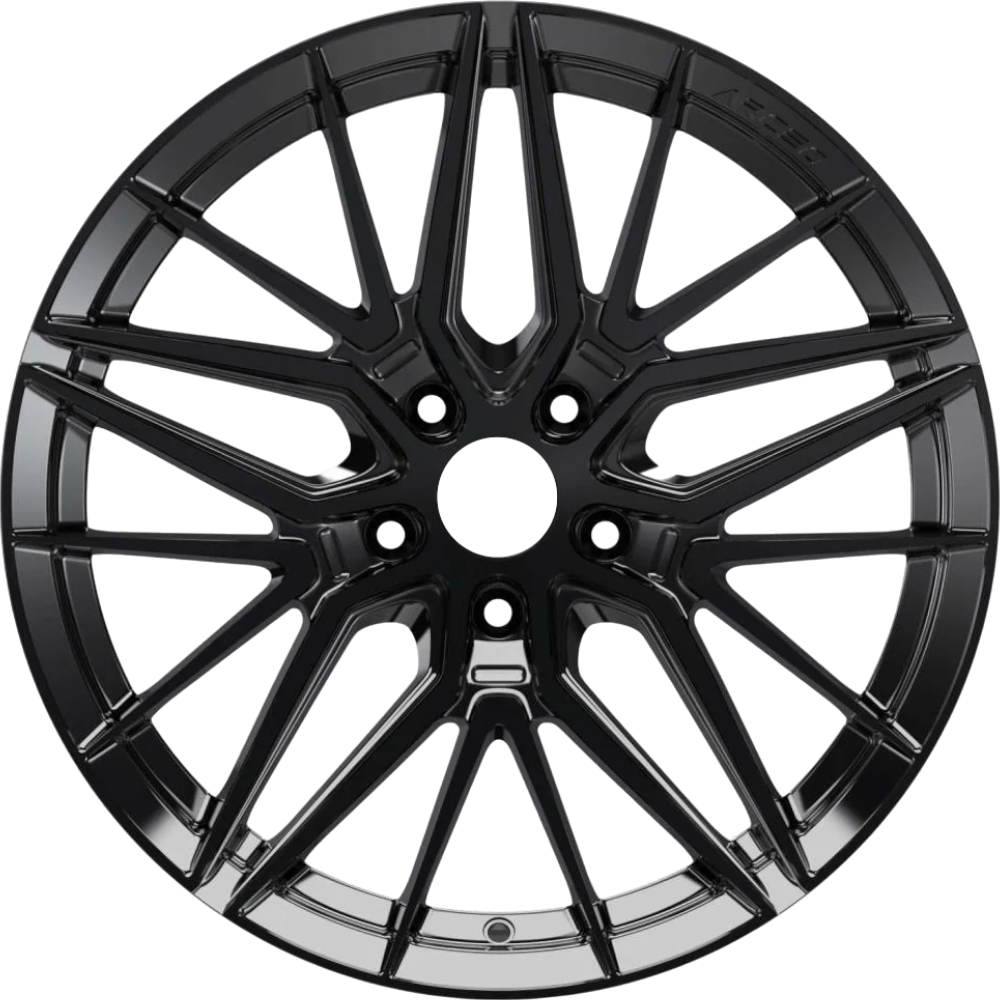 8.5X19" PCD 5X112 Arceo Wheels ARC-19193-57 ET38 Black Sevilla 73.1 mm