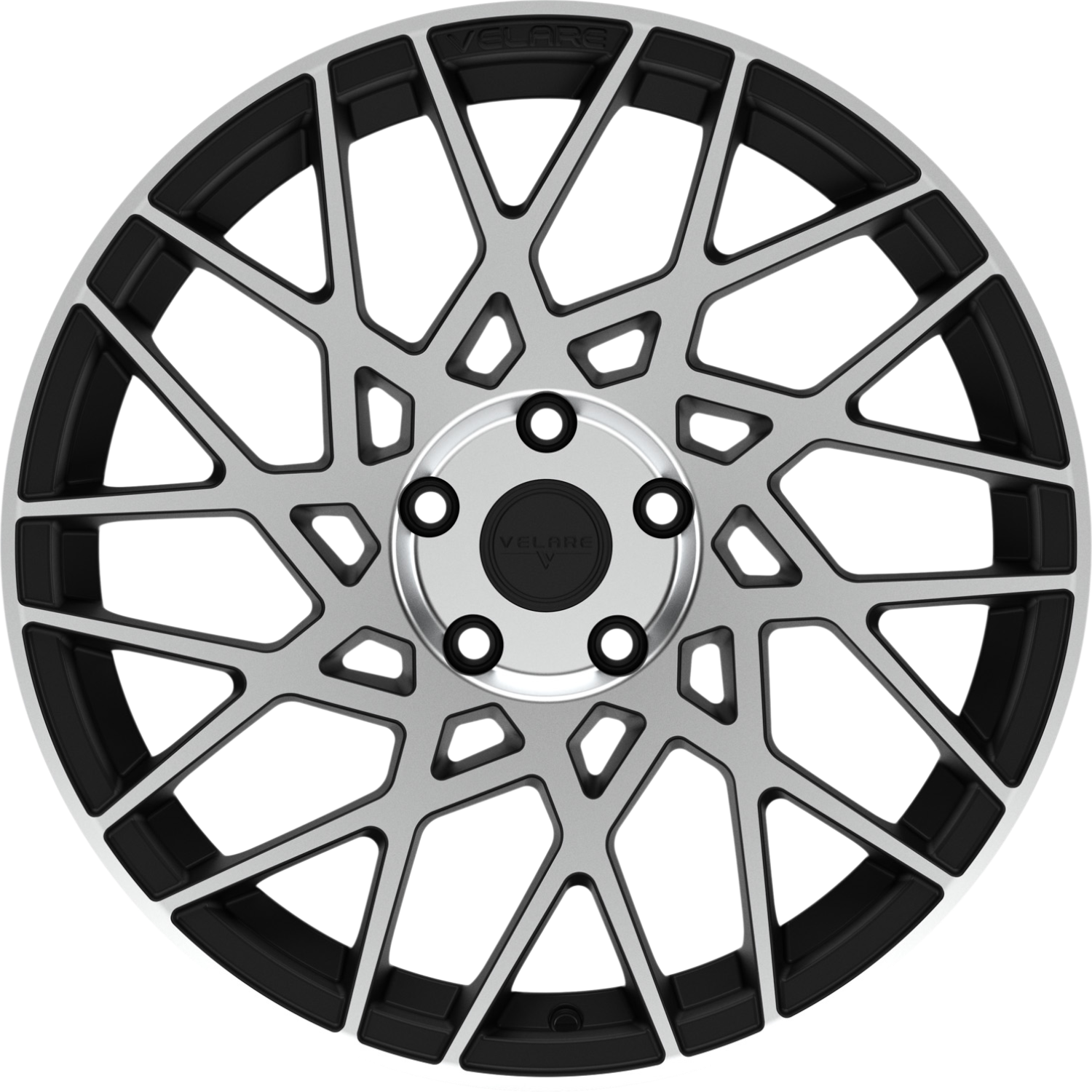 8.5X19" PCD 5x112 Velare 19057-1 ET42 73.10 mm Santoroni Black Diamond