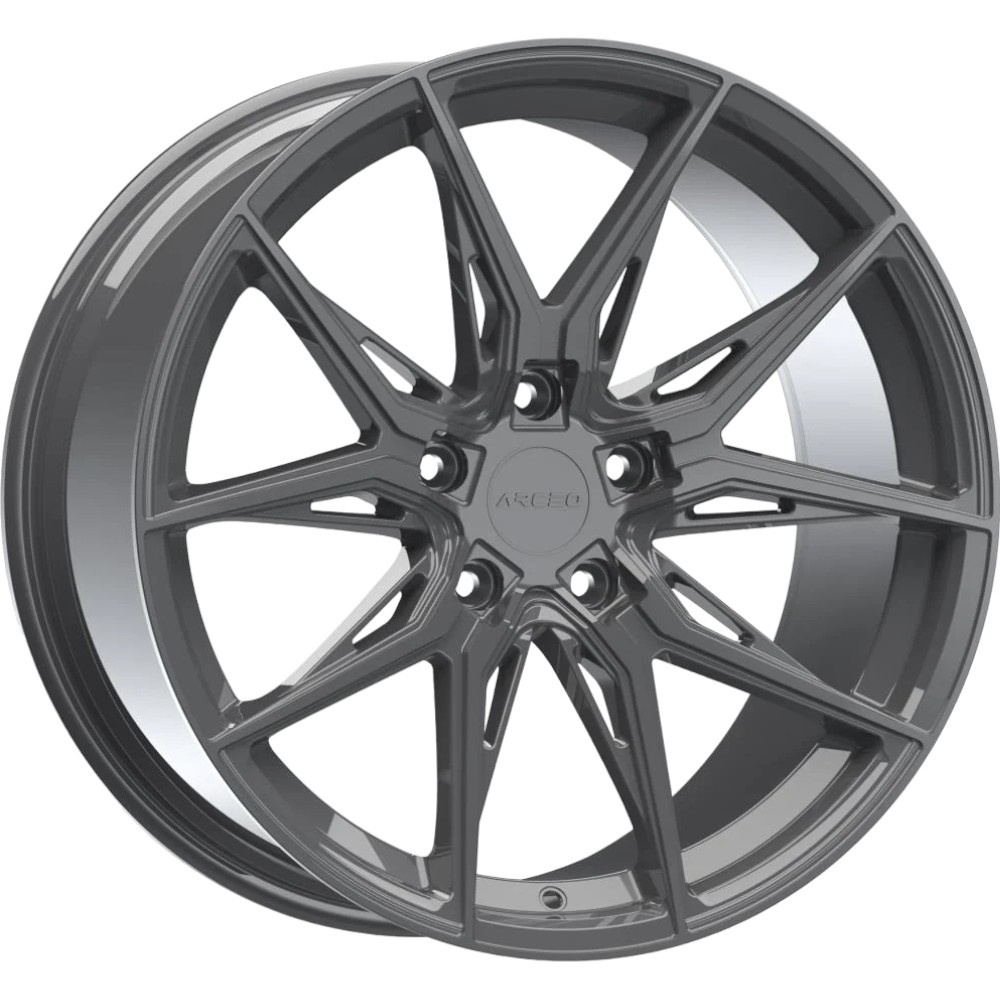 8.5X19" PCD 5X114.3 Arceo Wheels ARC-19177-35 ET35 Glossy Titan Marseille 73.1 mm