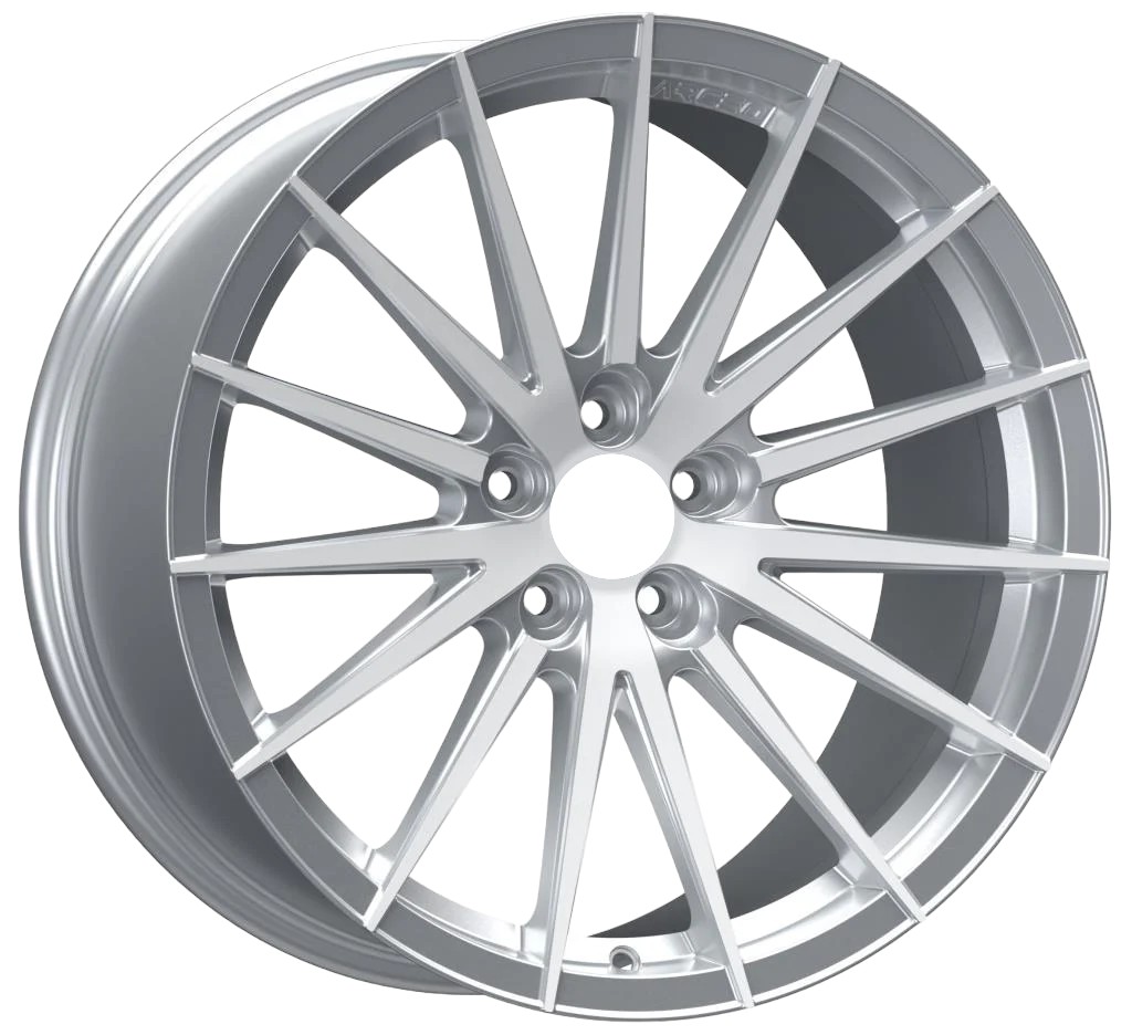 8.5X19" PCD 5X114.3 Arceo Wheels ARC-S1011-29 ET35 Silver Diamond Lisbon 73.1 mm