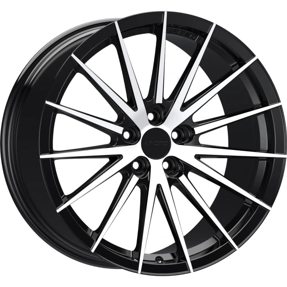 8.5X19" PCD 5X114.3 Arceo Wheels ARC-S1011-30 ET35 Black Diamond Lisbon 73.1 mm