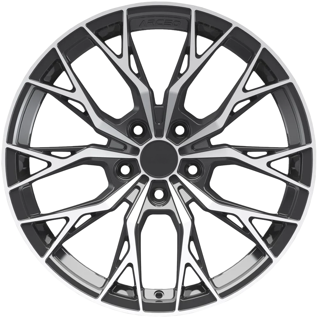 8.5X19" PCD 5X114 AGT Wheels 19239-1 ET35 73.10 mm Titan Diamond