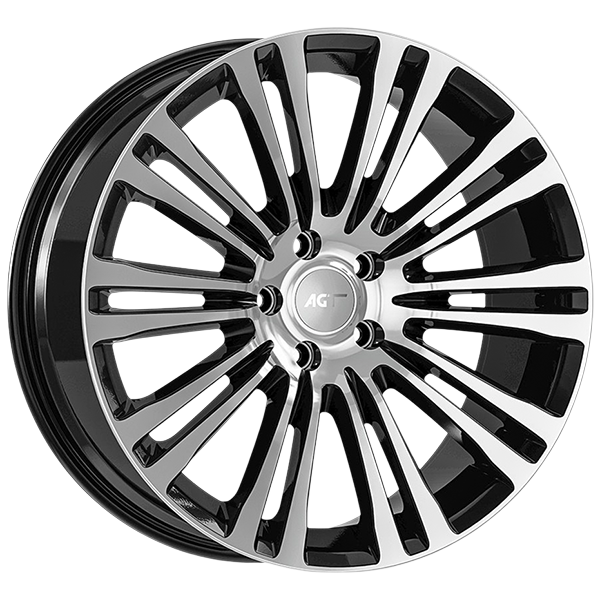 8.5X19" PCD 5X120 AGT Wheels 19073 ET35 72.60 mm Gloss Black