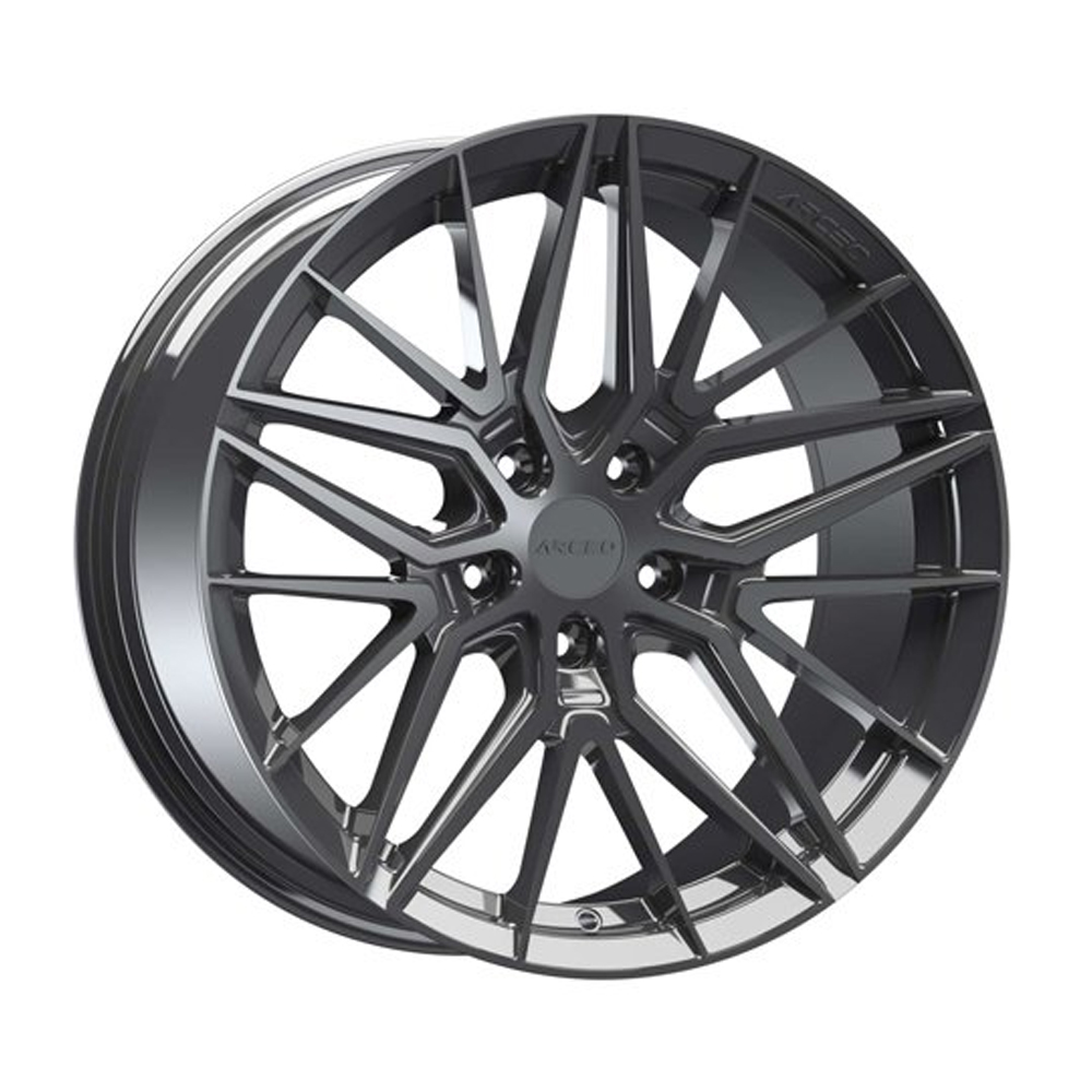8.5X19" PCD 5X120 Arceo Wheels  19193 GUN METAL DIAMOND ET33 72.6 mm