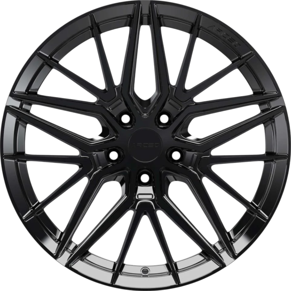 8.5X19" PCD 5X120 Arceo Wheels  9193 MATT BLACK ET33 72.6 mm