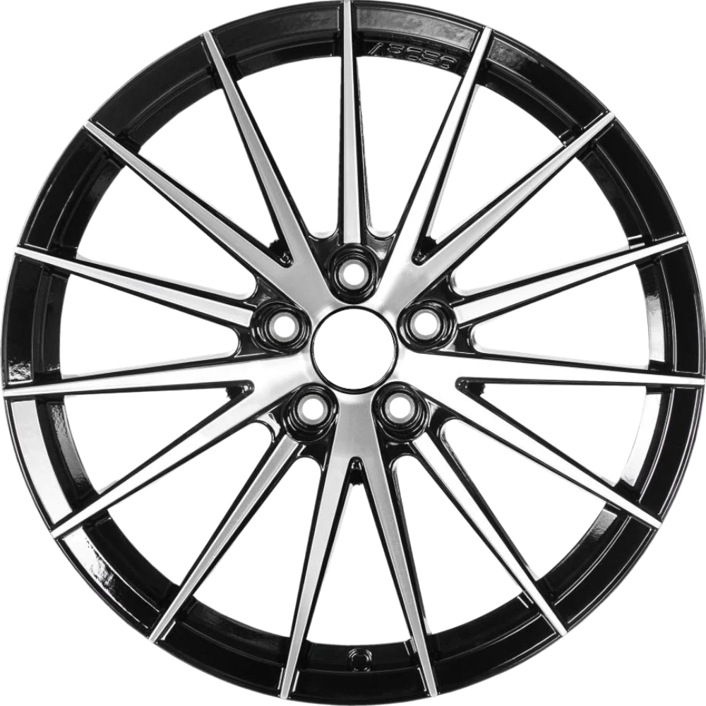 8.5X19" PCD 5X120 Arceo Wheels ARC-S1011-34 ET35 Black Diamond Lisbon 72.6 mm
