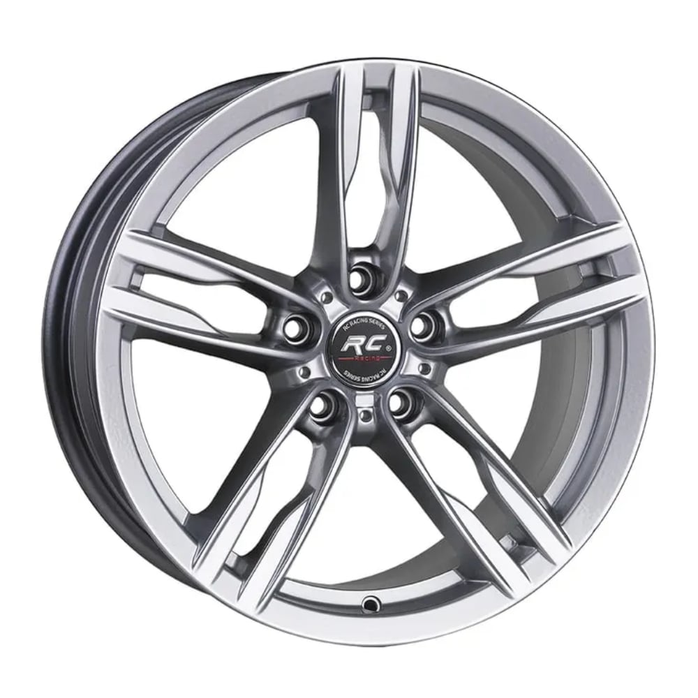 8.5X19" PCD 5X120 RC 182 SILVER ET33 72.6 mm