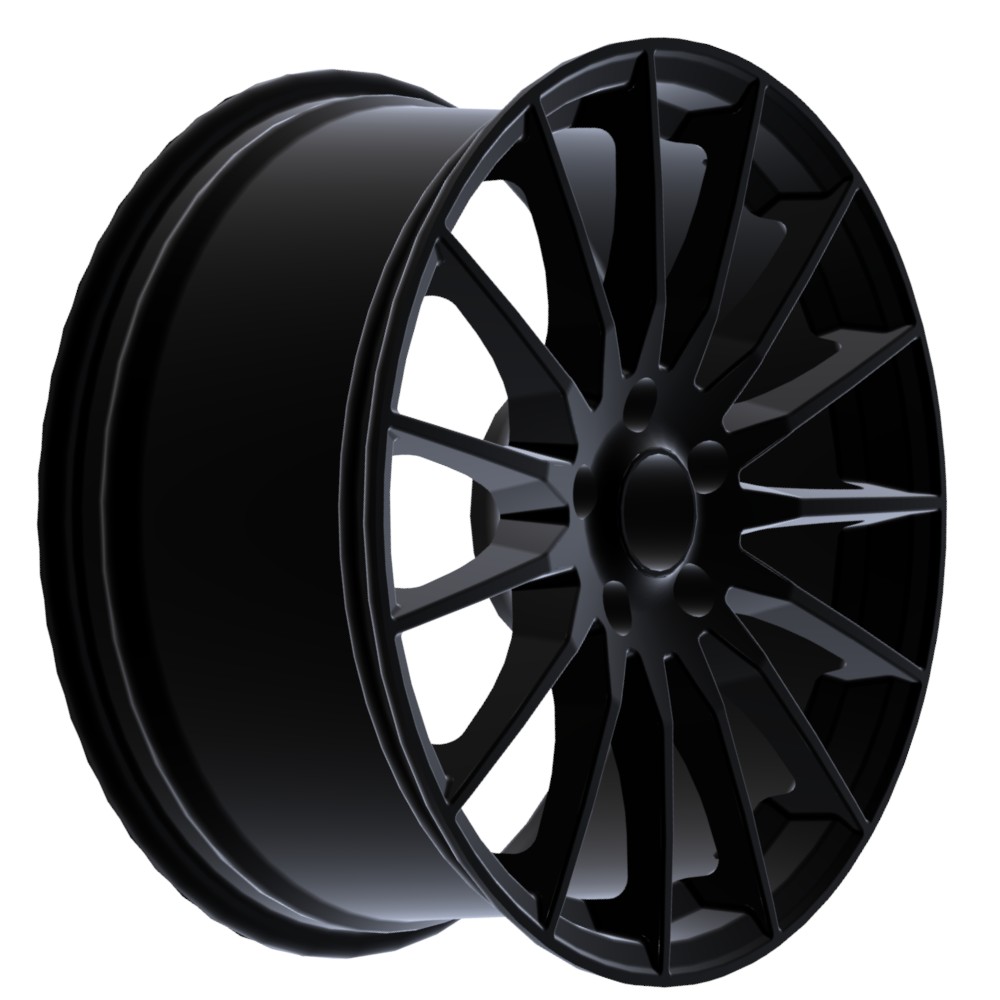 8.5X19" PCD5X108 AGT Wheels 19174-1 ET72.6 Gloss Black 72.6 mm