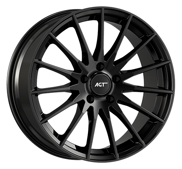 8.5X19" PCD5X108 AGT Wheels 19174-1 ET72.6 Matt Black 72.6 mm