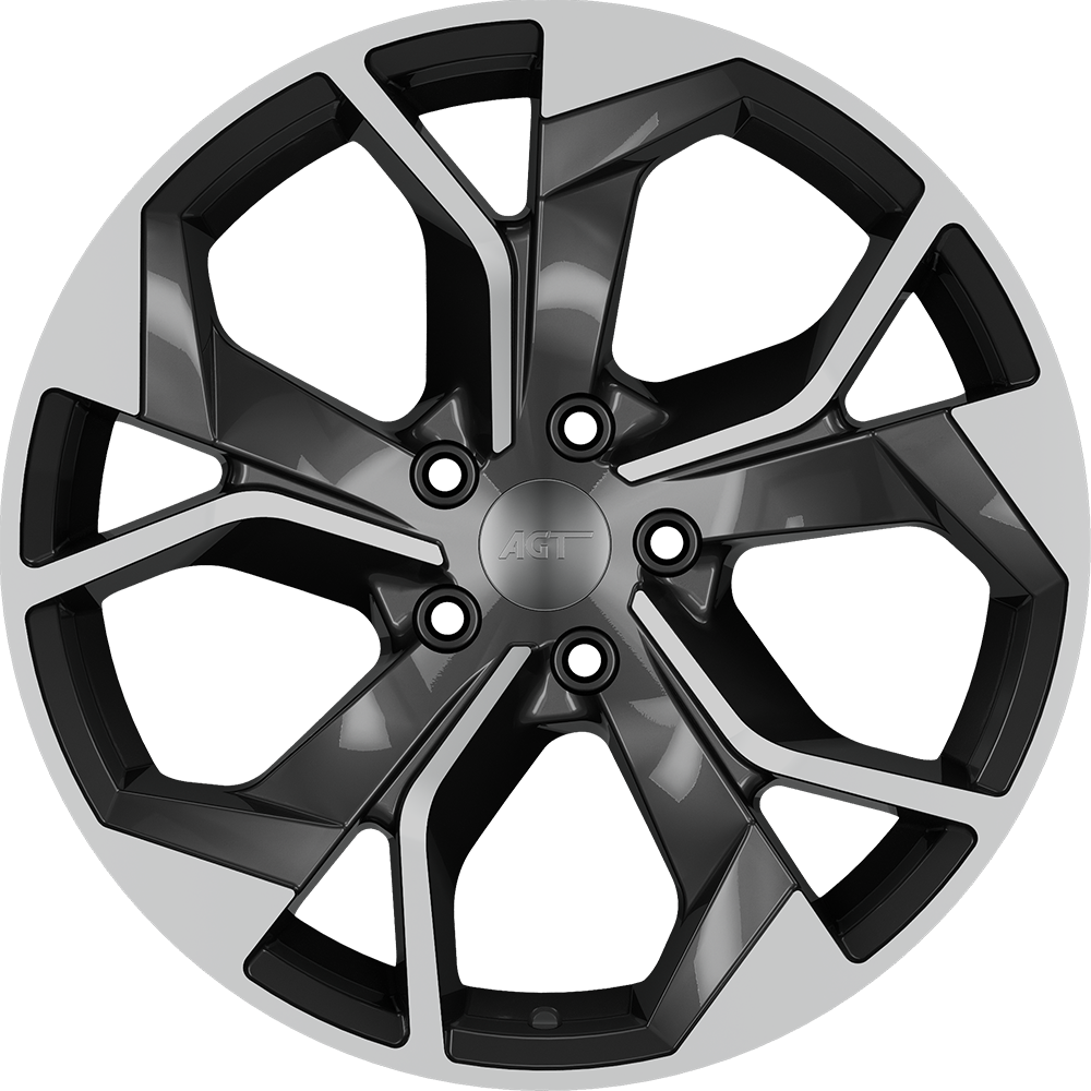 8.5X19" PCD 5X112 AGT Wheels 19252 RS-01 ET35 TD 66.5 mm