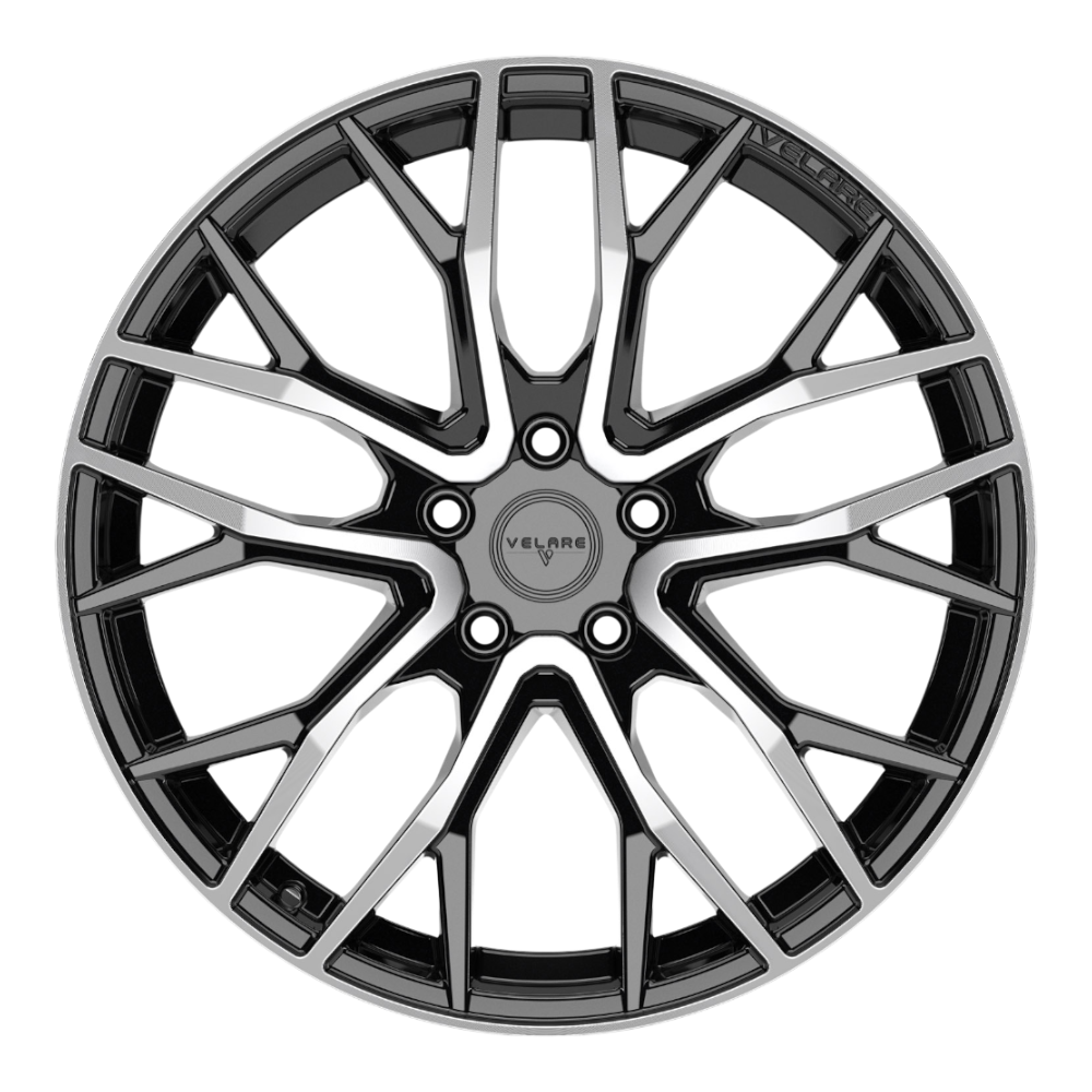 8.5X20" PCD 5x108 Velare 20099 ET38 73.10 mm Santoroni Black Diamond