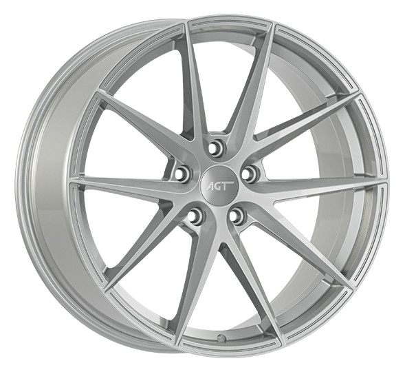 8.5X20" PCD 5X112 AGT Wheels 20235-K1  ET30 66.60 mm Full Silver