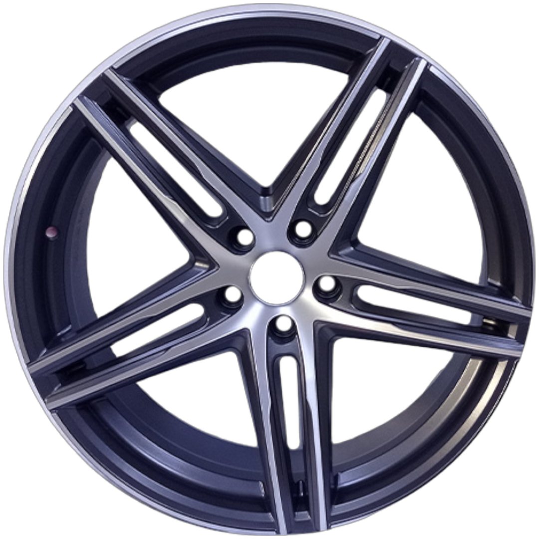 8.5X20" PCD 5X112 FD Wheels 20153-1 MATT GUN METAL DIAMOND ET38 57.1 mm
